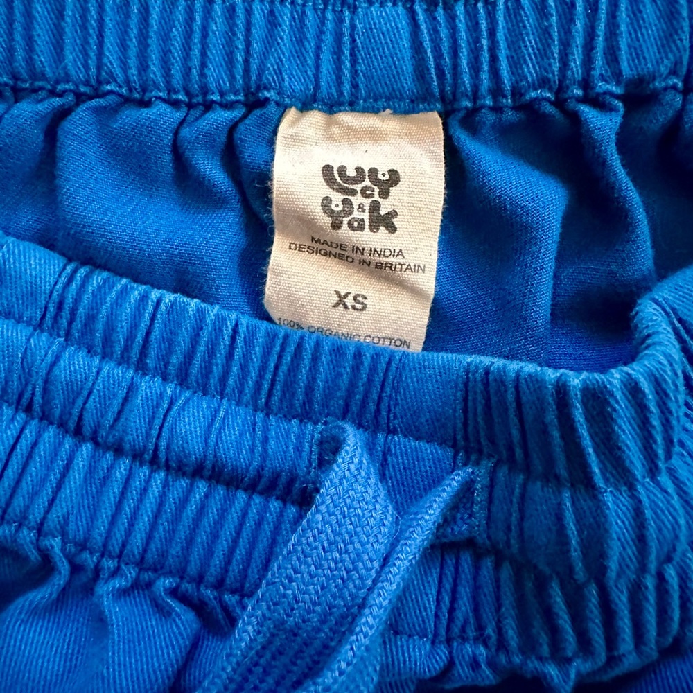 Lucy & Yak Blue Shorts - Picture 3 of 5